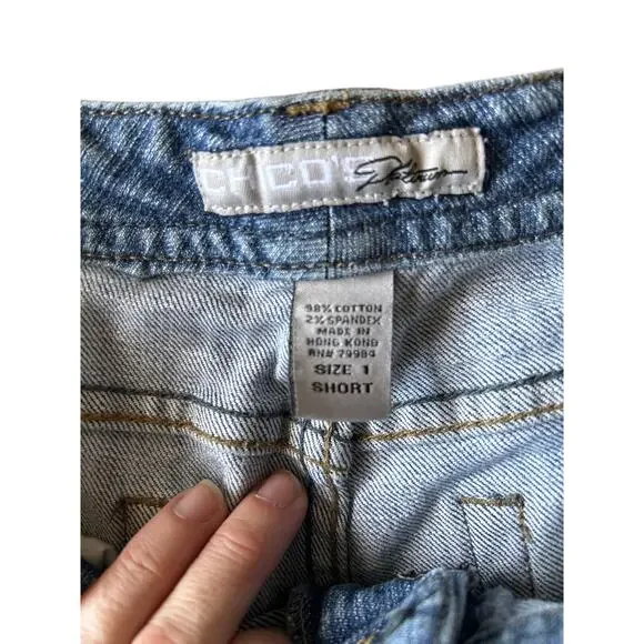 Chico’s Platinum Short Jeans - Picture 6 of 9